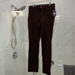 Gloria Vanderbilt Vilma Pointe Legging Brown